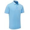 Ping Gents Hershel Diamond Polo Shirt Baltic Sea