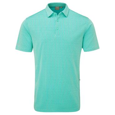 Ping Gents Hershel Diamond Polo Shirt Green Bay