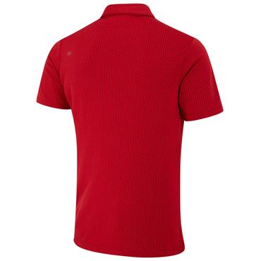 Ping Gents Hershel Diamond Polo Shirt Rich Red