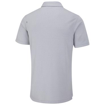 Ping Gents Hershel Diamond Polo Shirt Silver Multi