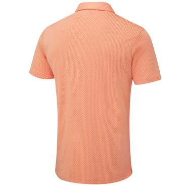 Ping Gents Hershel Diamond Polo Shirt Wild Salmon