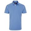 Ping Gents Fynn Heathered Polo Shirt Cornflower Blue Marl