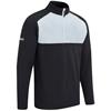 Ping Gents Keeton ½ Zip Midlayer Top Black - Pearl Grey