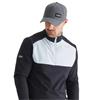 Ping Gents Keeton ½ Zip Midlayer Top Black - Pearl Grey
