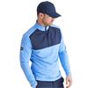 Ping Gents Keeton ½ Zip Midlayer Top Cornflower Blue - Navy