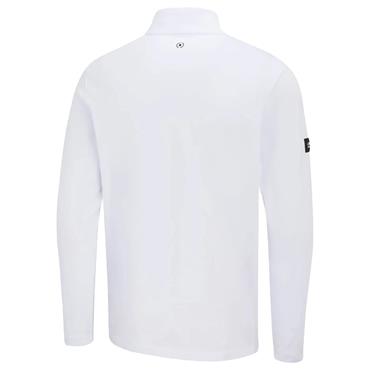 Ping Gents Keeton ½ Zip Midlayer Top White - Pearl Grey