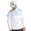 Ping Gents Keeton ½ Zip Midlayer Top White - Pearl Grey