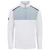 Ping Gents Keeton ½ Zip Midlayer Top White - Pearl Grey