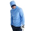 Ping Gents Ceb Hooded Fleece Cornflower Blue