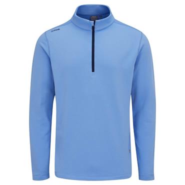 Ping Gents Rhodri ½ Zip Midlayer Cornflower Blue - Navy