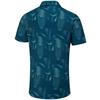 Ping Gents Optic Groove Polo Shirt Forest Multi