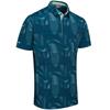 Ping Gents Optic Groove Polo Shirt Forest Multi