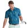 Ping Gents Optic Groove Polo Shirt Forest Multi