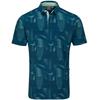 Ping Gents Optic Groove Polo Shirt Forest Multi