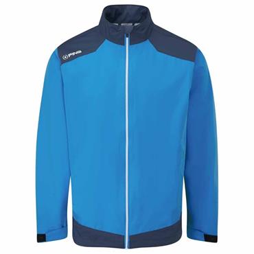 Ping Gents Aquadrive Waterproof Full Zip Jacket Brilliant Blue - Oxford Blue