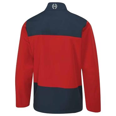 Ping Gents Aquadrive Waterproof Full Zip Jacket Classic Red - Oxford Blue