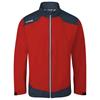 Ping Gents Aquadrive Waterproof Full Zip Jacket Classic Red - Oxford Blue