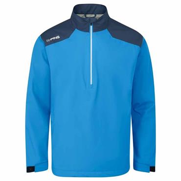 Ping Gents Aquadrive ½ Zip Waterproof Jacket Brilliant Blue - Oxford Blue
