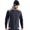 Ping Gents Aiden Hybrid Fleece Vest Asphalt Marl - Black