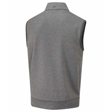 Ping Gents Aiden Hybrid Fleece Vest Asphalt Marl - Black