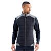 Ping Gents Aiden Hybrid Fleece Vest Asphalt Marl - Black