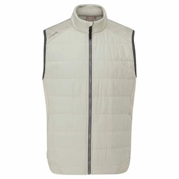 Ping Gents Aiden Hybrid Fleece Vest Willow Marl