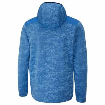 Ping Gents Nexa Hooded Half Zip Fleece Seacrest - Tidal Blue