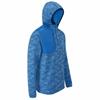 Ping Gents Nexa Hooded Half Zip Fleece Seacrest - Tidal Blue