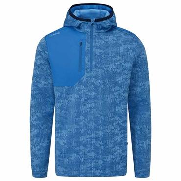 Ping Gents Nexa Hooded Half Zip Fleece Seacrest - Tidal Blue