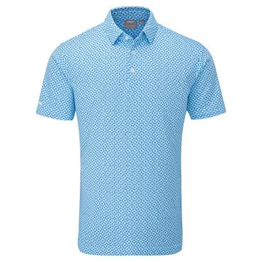 Ping Gents Ephron Polo Shirt Baltic Sea - Multi