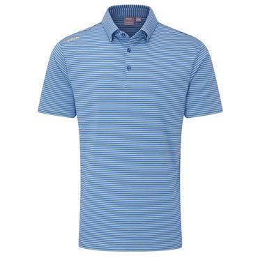 Ping Gents Langford Polo Shirt Bright Cobalt - Lime