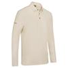 Ping Gents Demitri Long Sleeve Polo Shirt Egret