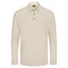 Ping Gents Demitri Long Sleeve Polo Shirt Egret