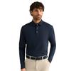 Ping Gents Demitri Long Sleeve Polo Shirt Navy