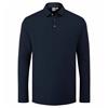 Ping Gents Demitri Long Sleeve Polo Shirt Navy