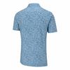 Ping Gents Gilmore Printed Polo Shirt Dusty Blue