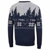 Ping Gents Christmas Jumper Oxford Blue - Pearl Grey