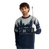 Ping Gents Christmas Jumper Oxford Blue - Pearl Grey