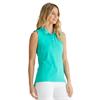 Ping Ladies Solene Sleeveless Polo Shirt Bright Aqua