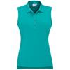 Ping Ladies Solene Sleeveless Polo Shirt Bright Aqua