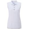 Ping Ladies Solene Sleeveless Polo Shirt White