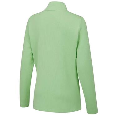 Ping Ladies Lyla Half Zip Ribbed Fleece Mint