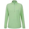 Ping Ladies Lyla Half Zip Ribbed Fleece Mint