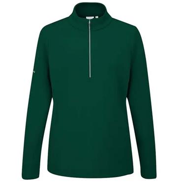 Ping Ladies Lyla Half Zip Ribbed Fleece Pine