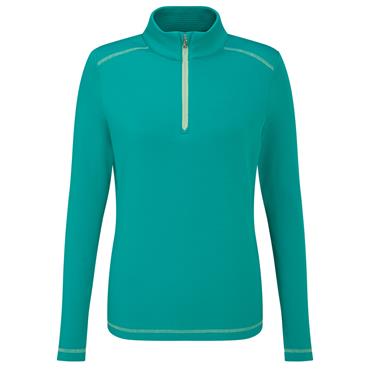 Ping Ladies Sonya ¼ Zip Midlayer Zip Top Tibetan Red