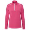 Ping Ladies Sonya ¼ Zip Midlayer Zip Top Pink Blossom