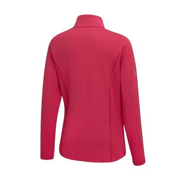 Aveline Ladies Long Sleeve Half Zip Top - Freesia