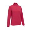 Aveline Ladies Long Sleeve Half Zip Top - Freesia