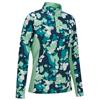 Ladies Lolette Printed Long Sleeve Top Emerald Multi - Mint