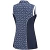 Ping Ladies Colleen Sleeveless Printed Polo Shirt Paradise Garden - Navy